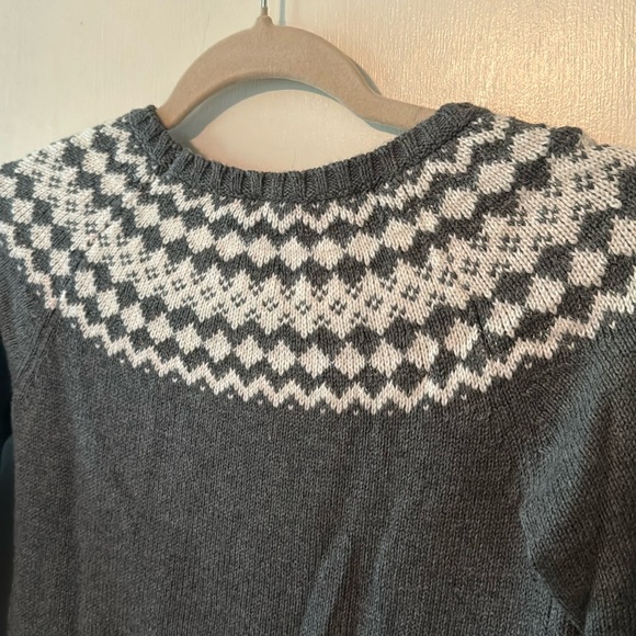 Gymboree Girls Decorative Collar Grey Sweater Dress With Front Pocket Size 8 NWT - Picture 3 of 4